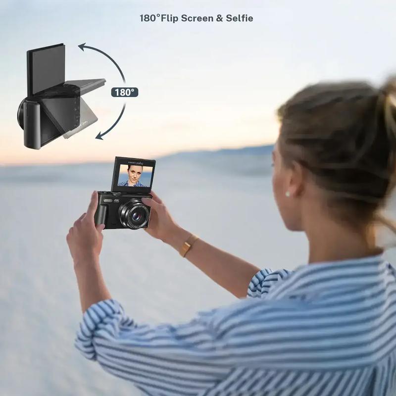 Portable 64MP Compact Digital Camera